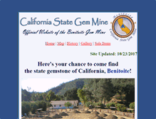 Tablet Screenshot of calstategemmine.com